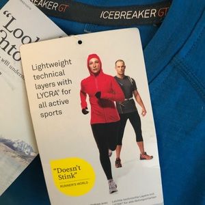 icebreaker merino men’s running shirt